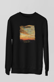 Drudkh Baskılı Unisex Siyah Sweatshirt