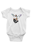 Dua Lipa Baskılı Beyaz Unisex Bebek Body - Zıbın