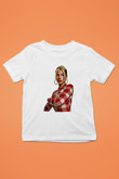 Dua Lipa Baskılı Beyaz Unisex Beyaz Çocuk Tişört - Tshirt