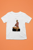 Dua Lipa Baskılı Beyaz Unisex Beyaz Çocuk Tişört - Tshirt