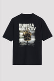 Dubioza kolektiv Siyah Unisex Oversize Tişört T-Shirt