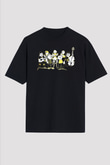 Dubioza kolektiv Siyah Unisex Oversize Tişört T-Shirt