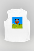 Duck Hunt Beyaz Unisex Kolsuz Tişört