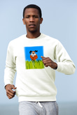 Duck Hunt Beyaz Unisex Sweatshirt