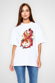 Dünya Kadınlar Günü Beyaz Unisex Oversize Tişört T-Shirt