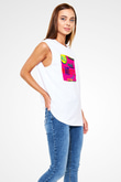 Duran Duran Baskılı Unisex Beyaz Kolsuz Tişört