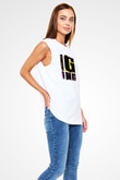 Duran Duran Baskılı Unisex Beyaz Kolsuz Tişört