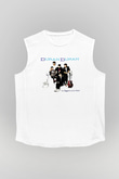 Duran Duran Baskılı Unisex Beyaz Kolsuz Tişört