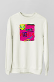 Duran Duran Baskılı Unisex Beyaz Sweatshirt