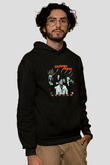 Duran Duran Baskılı Unisex Siyah Hoodie