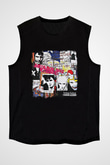 Duran Duran Baskılı Unisex Siyah Kolsuz Tişört