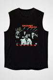 Duran Duran Baskılı Unisex Siyah Kolsuz Tişört