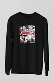 Duran Duran Baskılı Unisex Siyah Sweatshirt