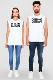 Duran Duran Beyaz Unisex Kolsuz Tişört