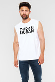 Duran Duran Beyaz Unisex Kolsuz Tişört