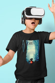 E.T. Siyah Unisex  Çocuk Tişört