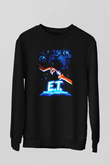 E.T. Siyah Unisex Sweatshirt