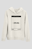 Eagles Baskılı Beyaz Unisex Kapüşonlu Sweatshirt