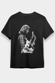 Eagles Baskılı Unisex Siyah Tişört - Tshirt
