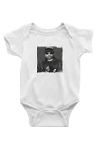 Eazy-E Baskılı Unisex Beyaz Bebek Body - Zıbın