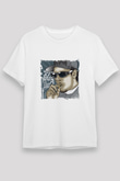 Eazy-E Baskılı Unisex Beyaz Tişört