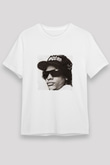Eazy-E Baskılı Unisex Beyaz Tişört