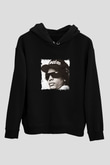 Eazy-E Baskılı Unisex Siyah Hoodie