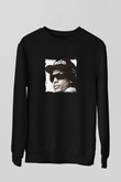 Eazy-E Baskılı Unisex Siyah Sweatshirt