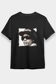 Eazy-E Baskılı Unisex Siyah Tişört
