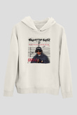 Eazy-E Beyaz Unisex Kapşonlu Sweatshirt