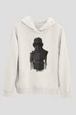 Eazy-E Beyaz Unisex Kapüşonlu Sweatshirt