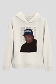 Eazy-E Beyaz Unisex Kapüşonlu Sweatshirt