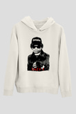 Eazy-E Beyaz Unisex Kapüşonlu Sweatshirt