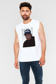 Eazy-E Beyaz Unisex Kolsuz Tişört