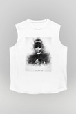 Eazy-E Beyaz Unisex Kolsuz Tişört