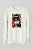 Eazy-E Beyaz Unisex Sweatshirt