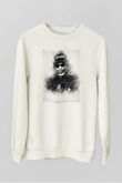 Eazy-E Beyaz Unisex Sweatshirt