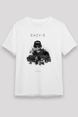 Eazy-E Beyaz Unisex Tişört T-Shirt - TişörtFabrikası