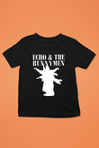Echo and the Bunnymen Baskılı Siyah Unisex Çocuk Tişört