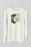 Echo and The Bunnymen Baskılı Unisex Beyaz Sweatshirt