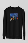 Echo and The Bunnymen Baskılı Unisex Siyah Sweatshirt