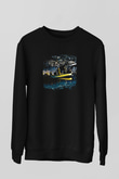 Echo and The Bunnymen Baskılı Unisex Siyah Sweatshirt