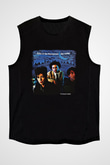 Echo and The Bunnymen Baskılı Unisex Siyah Kolsuz Tişört