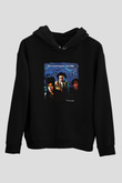 Echo and The Bunnymen Baskılı Unisex Siyah Hoodie