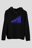 Echo and the Bunnymen Siyah Unisex Hoodie