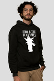 Echo and the Bunnymen Siyah Unisex Hoodie