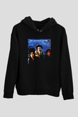 Echo and the Bunnymen Siyah Unisex Hoodie