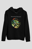 Echo and the Bunnymen Siyah Unisex Kapüşonlu Sweatshirt