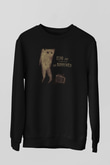 Echo and the Bunnymen Siyah Unisex Sweatshirt