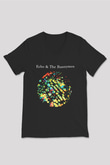 Echo and the Bunnymen Siyah Unisex V Yaka Tişört